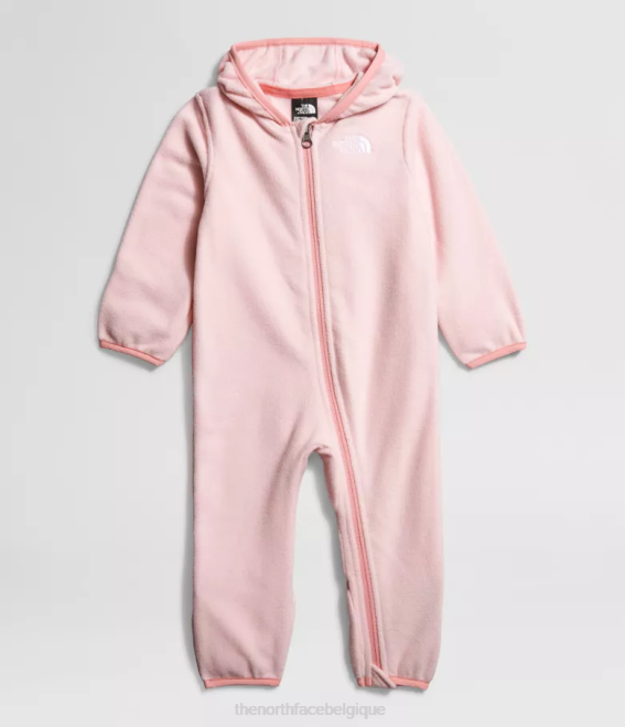 rose pur bébé The North Face glacier une pièce 62XR1112 rose pur bébé The North Face glacier une pièce 62XR1112