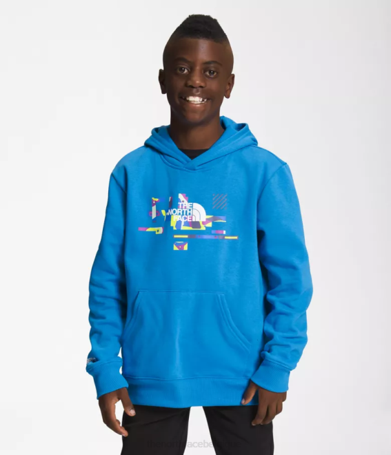 bleu super sonique enfants The North Face sweat à capuche en polaire camp 62XR1106 bleu super sonique enfants The North Face sweat à capuche en polaire camp 62XR1106