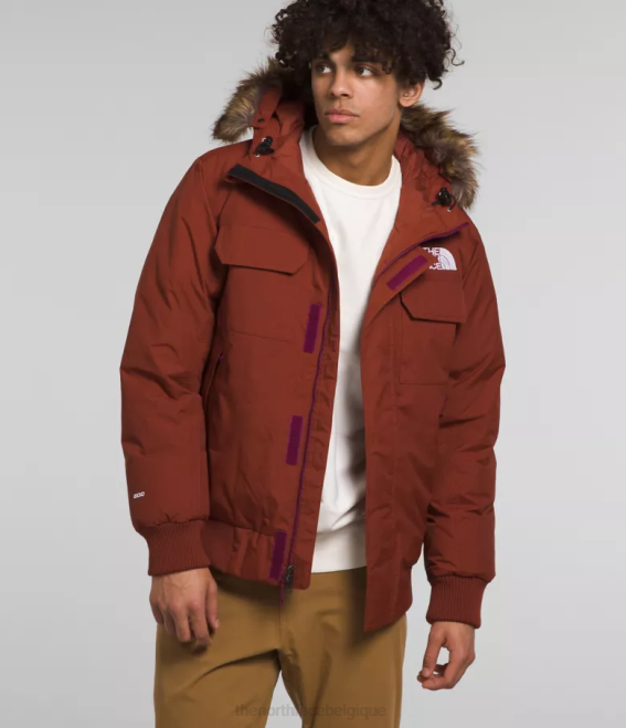 brun cognac Hommes The North Face bombardier mcmurdo 62XR1254