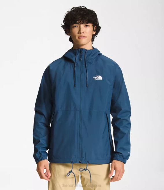 bleu ombragé Hommes The North Face sweat à capuche de pluie antora 62XR1195 bleu ombragé Hommes The North Face sweat à capuche de pluie antora 62XR1195