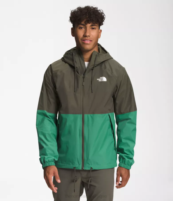 nouveau vert taupe/vert herbe foncé Hommes The North Face sweat à capuche de pluie antora 62XR1202 nouveau vert taupe/vert herbe foncé Hommes The North Face sweat à capuche de pluie antora 62XR1202