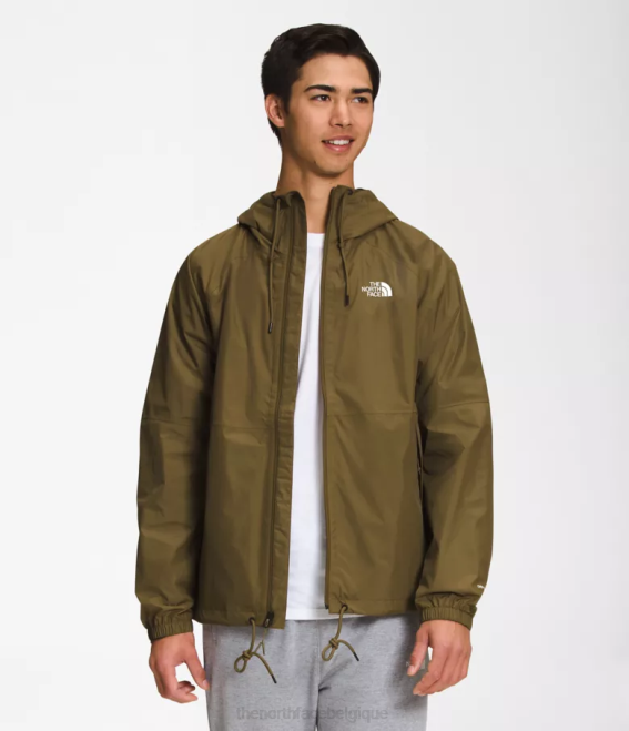 olive militaire Hommes The North Face sweat à capuche de pluie antora 62XR1197 olive militaire Hommes The North Face sweat à capuche de pluie antora 62XR1197