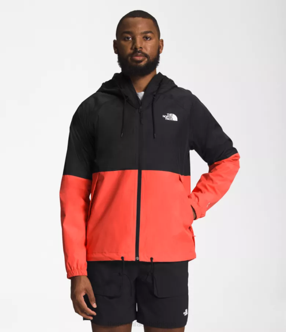 tnf noir/orange rétro Hommes The North Face sweat à capuche de pluie antora 62XR1200 tnf noir/orange rétro Hommes The North Face sweat à capuche de pluie antora 62XR1200