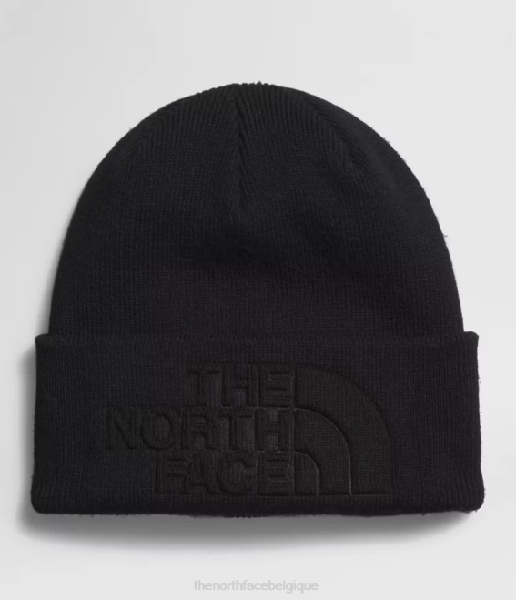 tnf noir unisexe The North Face bonnet urbain à relief 62XR1139